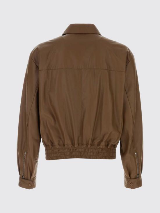 26SS 조르지오 아르마니 가죽 자켓 GM003269AF24916 U6138 Brown - GIORGIO ARMANI