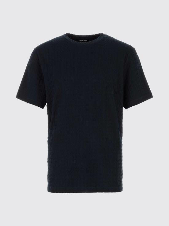 26SS 조르지오 아르마니 반팔 티셔츠 GM003152AF24799 U8139 Blue - GIORGIO ARMANI