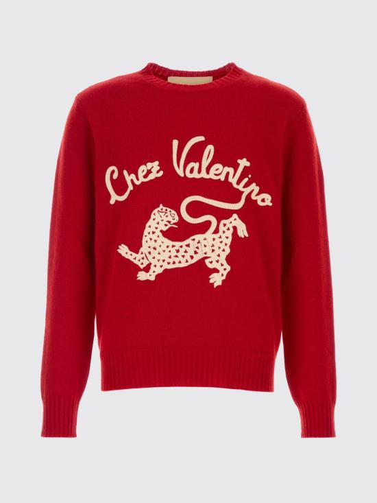 26SS 발렌티노 가라바니 스웨터 8V3KC37ABBN 157 Red - VALENTINO GARAVANI