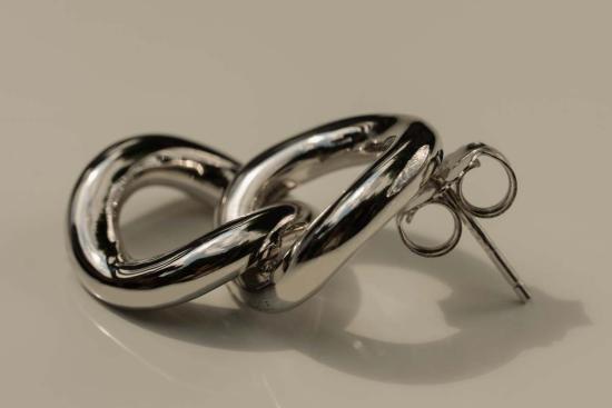  Milk & Rose 이어링 밀크앤로즈 더블 루프 후프 - OTHER BRANDS