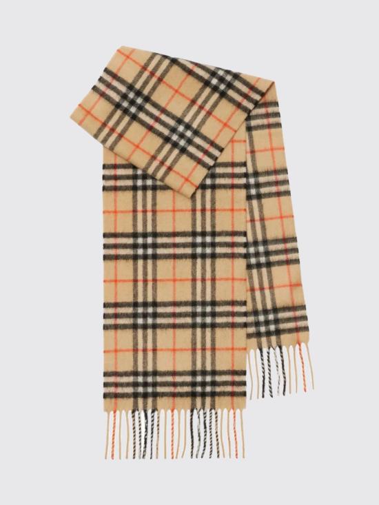 26SS [키즈] 버버리 스카프 8089369 White - BURBERRY