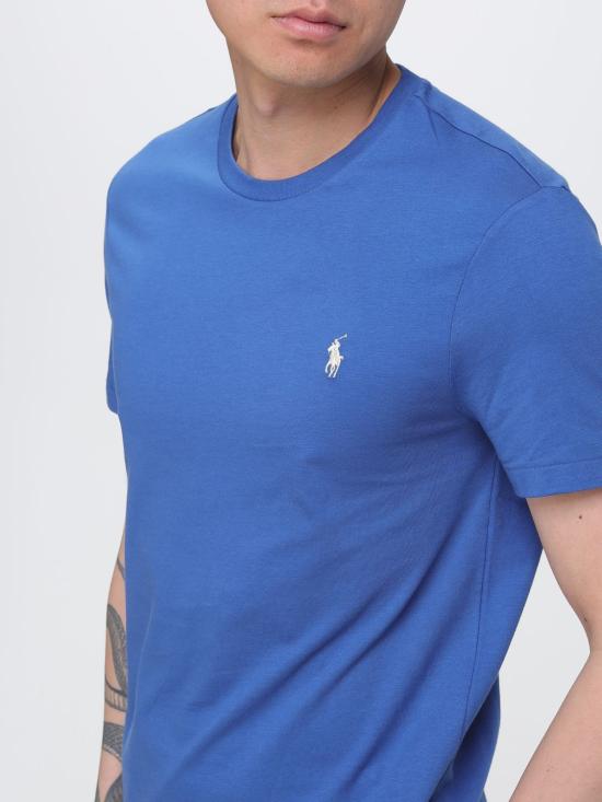 26SS 폴로 랄프로렌 포니로고 자수 반팔 티셔츠 710671438 537 Royal Blue - POLO RALPH LAUREN