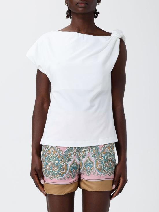 26SS 핑코 반팔 티셔츠 106373A35D Z05 White