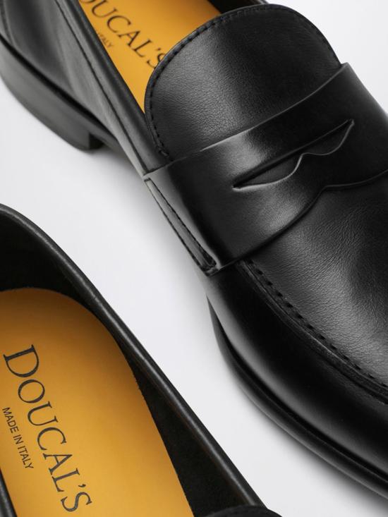 26SS 듀칼 로퍼 DU3400STRAUY188 NN00 Black - DOUCAL’S