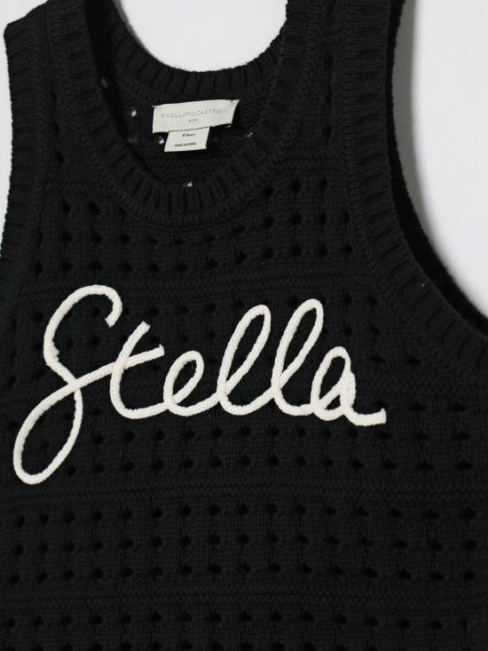 26SS [키즈] 스텔라 맥카트니 티셔츠 TY9A32Z1876 930 Black - STELLA MCCARTNEY