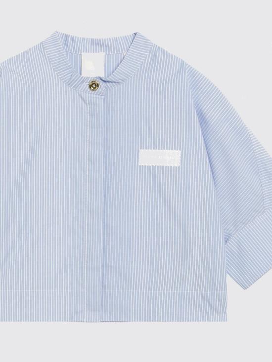 26SS [키즈] 지방시 캐주얼 세트 H31131 V71 Gnawed Blue - GIVENCHY