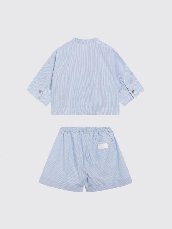 26SS [키즈] 지방시 캐주얼 세트 H31131 V71 Gnawed Blue - GIVENCHY