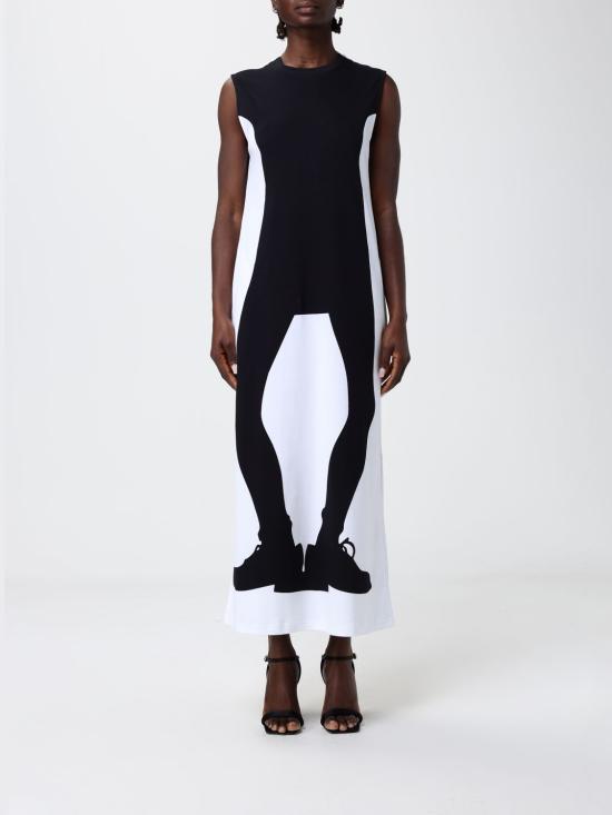 26SS 모스키노 롱 원피스 04120442 1001 White
