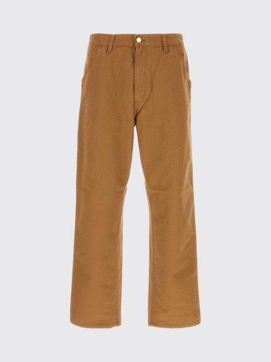 26SS 칼하트 WIP 디어본 캔버스 싱글 니 팬츠 I03149732 HZ02 Brown - CARHARTT WIP
