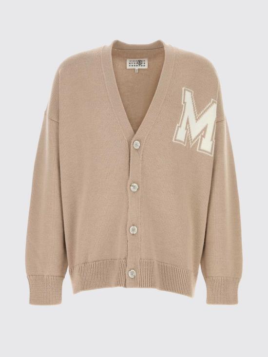 26SS MM6 메종마르지엘라 가디건 SH0HP0012M13206 115 Sand - MM6 MAISON MARGIELA