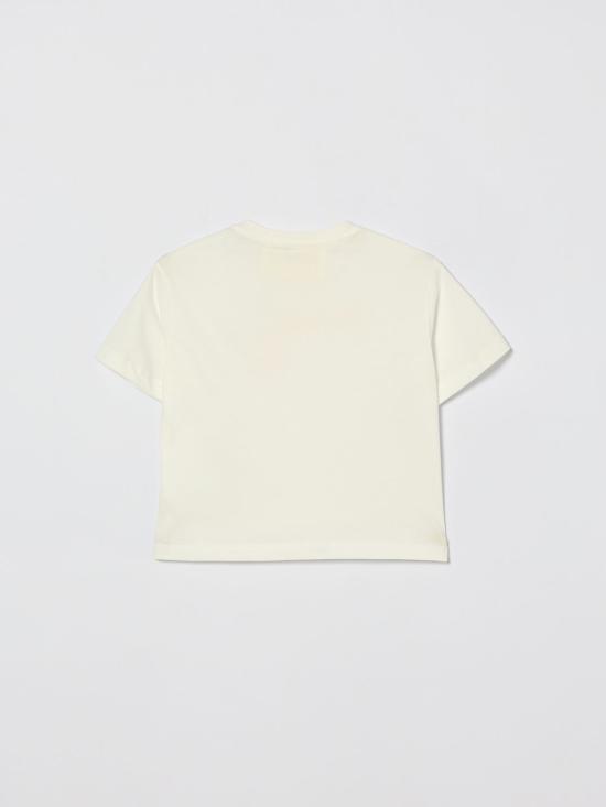 26SS [키즈] 시모네타 티셔츠 SY8A51Z3186 101 Ivory - SIMONETTA