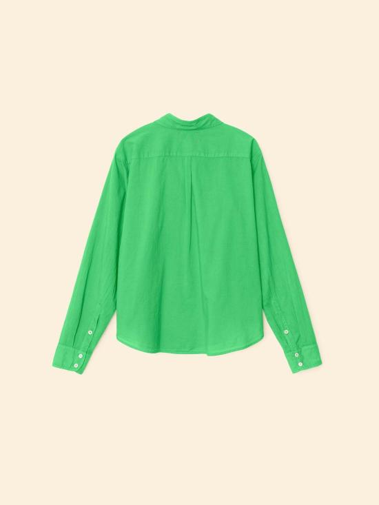  시레나 셔츠 보위 셔츠 그린 리프 - XIRENA