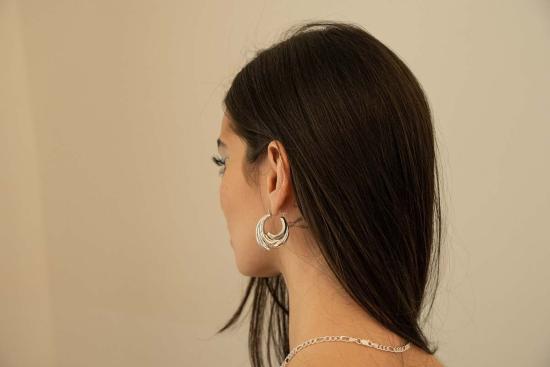  Milk & Rose 이어링 밀크앤로즈 아우라 후프