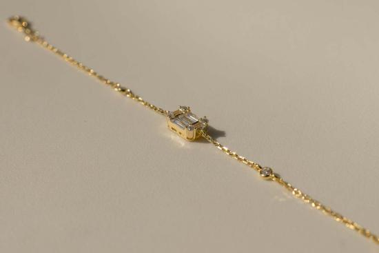  Milk & Rose 팔찌 밀크 & 로즈 바게트 브레이슬릿 - OTHER BRANDS