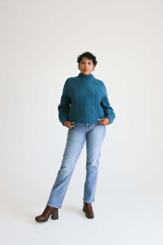  저스트 블랙 데님 데님 팬츠 에브리띵 스트레이트 진 - JUST BLACK DENIM