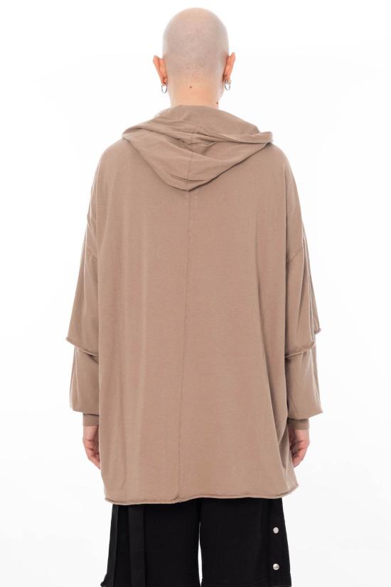 26SS 다크쉐도우 후드 티셔츠 DU01F4271 RN 64 Beige - DRKSHDW