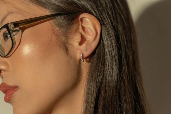  Milk & Rose 이어링 밀크 앤 로즈 헤일리 후프스