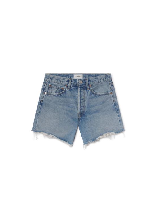  에이골디 데님 숏팬츠 아골드 파커 롱 쇼츠: 루즈핏 빈티지 쇼츠 - AGOLDE