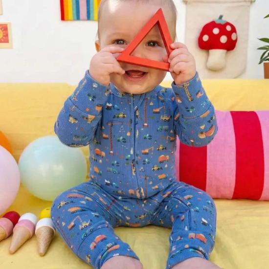  [키즈] Bug + Bean 오버롤 키즈 버그 + 빈 뱀부 스몰 립 지퍼 롬퍼 - OTHER BRANDS