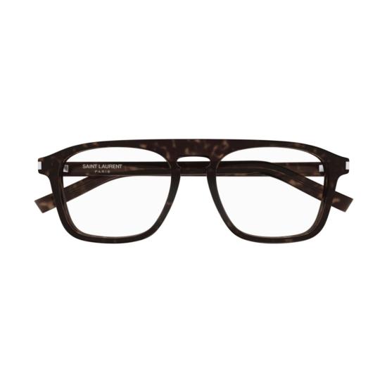 26SS 생로랑 안경 SL 157 007 HAVANA HAVANA TRANSPARENT