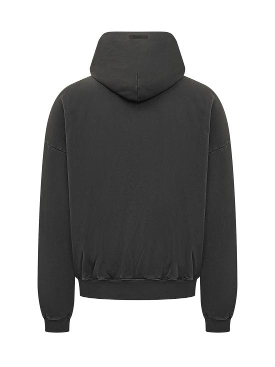 26SS 피어오브갓 후드 티셔츠 192SP264461F BLACK FADED BLACK - FEAR OF GOD