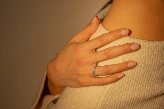  Milk & Rose 반지 밀크 앤 로즈 앨리스 젬 링 실버