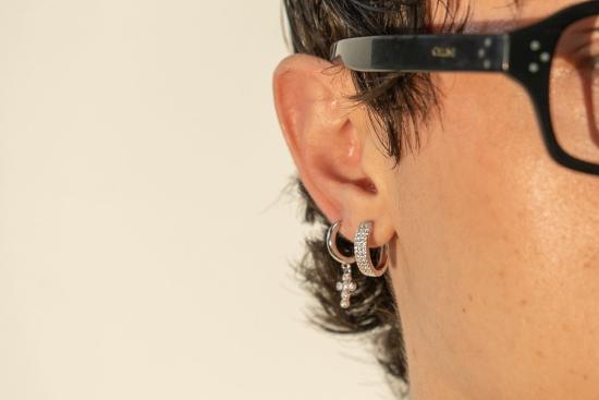  Milk & Rose 이어링 내 스토어 볼드 글램 후프 - OTHER BRANDS