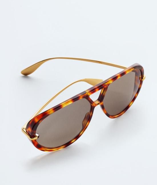 26SS 보테가베네타 선글라스 769232V2Q301316 Brown - BOTTEGA VENETA