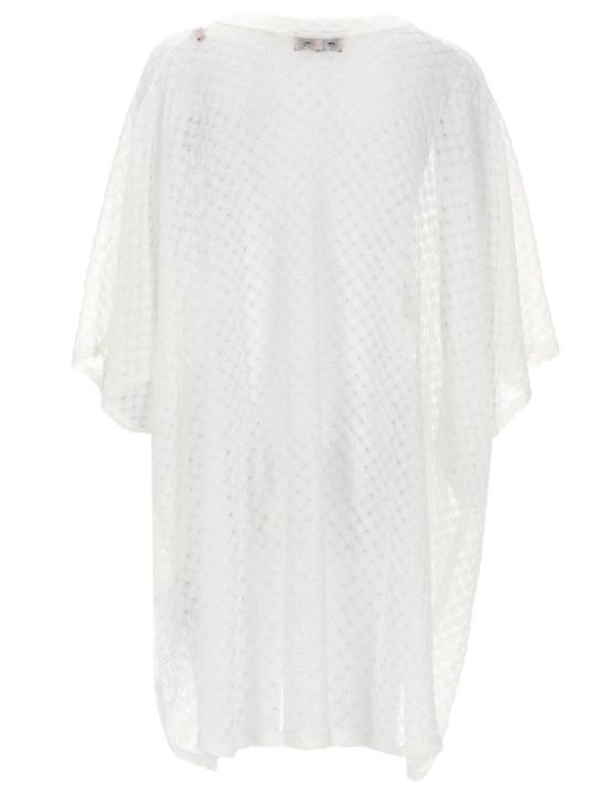 26SS 미소니 반팔 티셔츠 MC26SQ00 BR014RS01JW WHITE - MISSONI