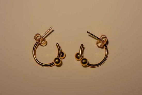  Milk & Rose 이어링 밀크앤로즈 미키 후프 귀걸이