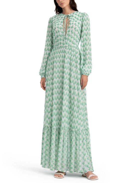 26SS 미소니 롱 원피스 MS26SQ0L BR014IS72OR BLUE - MISSONI