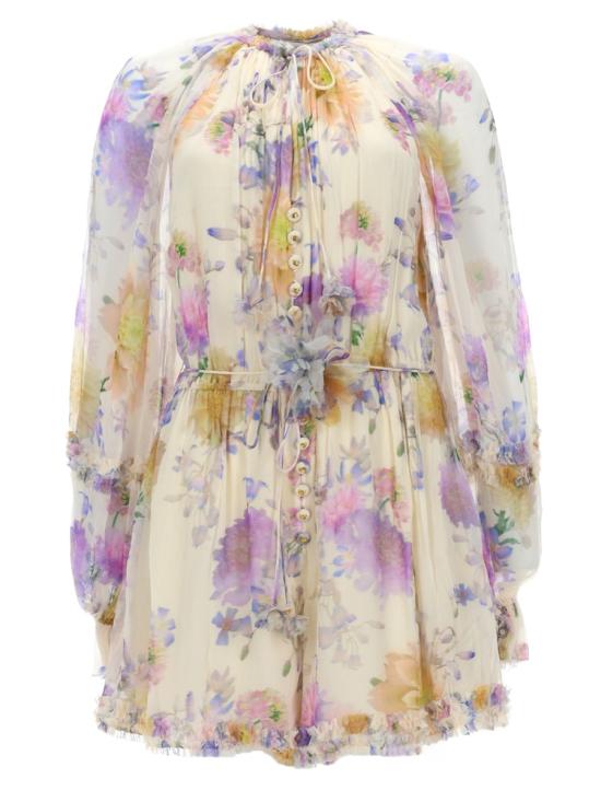 26SS 짐머만 미디 원피스 8154YS261 CRDA MULTICOLOUR
