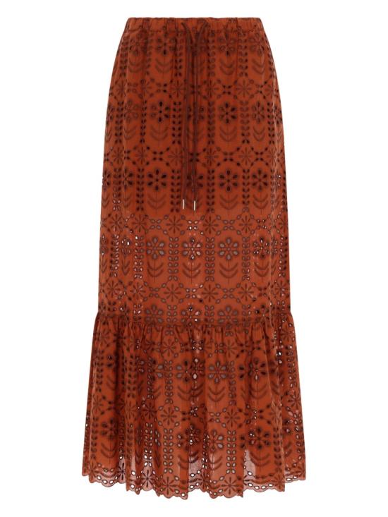 26SS PS 바이 폴스미스 롱 스커트 W2R 305S V31442 65 BROWN