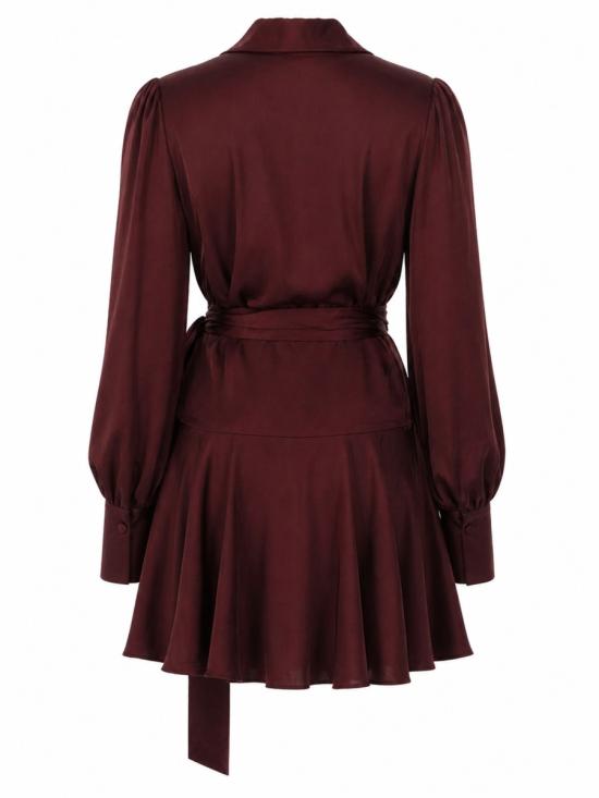 26SS 짐머만 미디 원피스 8067DS26R MAHO BORDEAUX - ZIMMERMANN