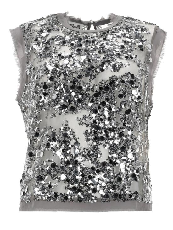 26SS 바움 운드 페르드가르텐 민소매 티셔츠 24743 C9146 GREY