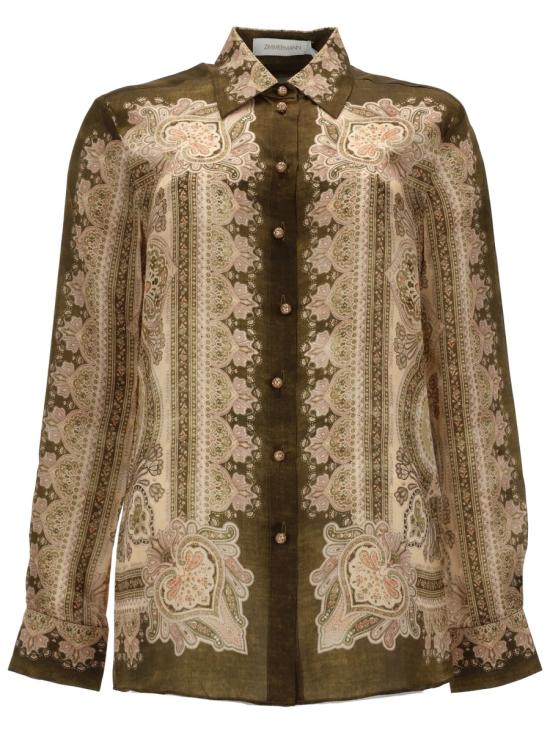 26SS 짐머만 블라우스 8774TS261 OLPP GREEN