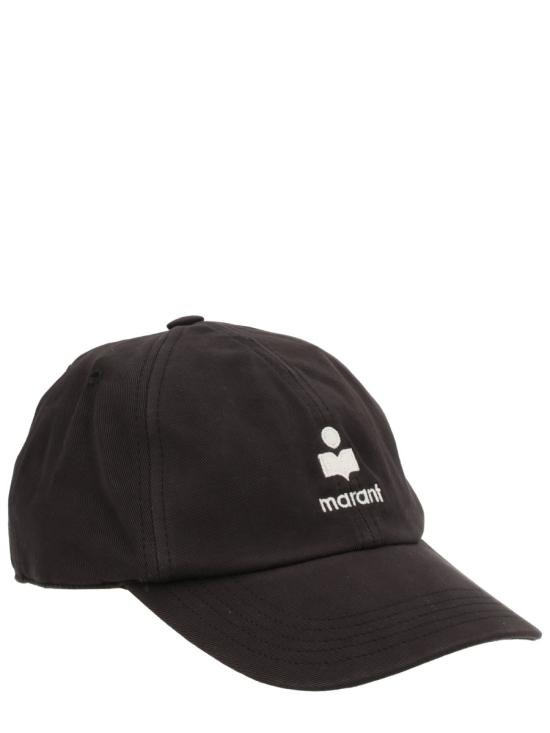 26SS 이자벨마랑 토마스 로고 볼캡 CQ053XFA D1C05A02FK BLACK - ISABEL MARANT