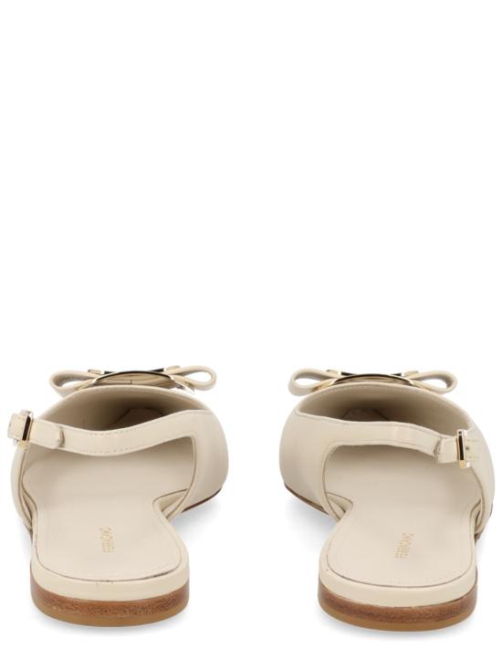 26SS 살바토레 페라가모 플랫 슈즈 790607 01K914003 IVORY - SALVATORE FERRAGAMO