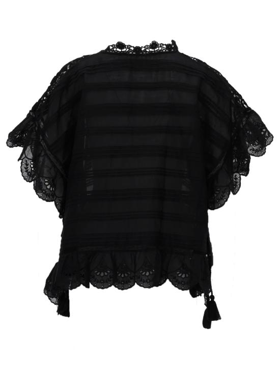 26SS 이자벨마랑에뚜왈 페이튼 탑 HT0768FA D1J05E01BK BLACK - ISABEL MARANT ETOILE