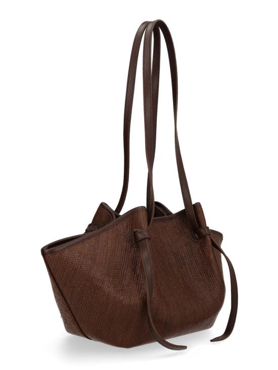 26SS 유제피 숄더백 MOCHI WOVEN RAFFIA FUDGE BROWN - YUZEFI