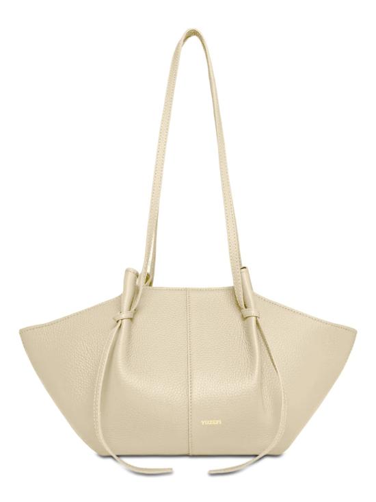 26FW 유제피 숄더백 MOCHI PEBBLE GRAIN LEATHER VANILLA IVORY