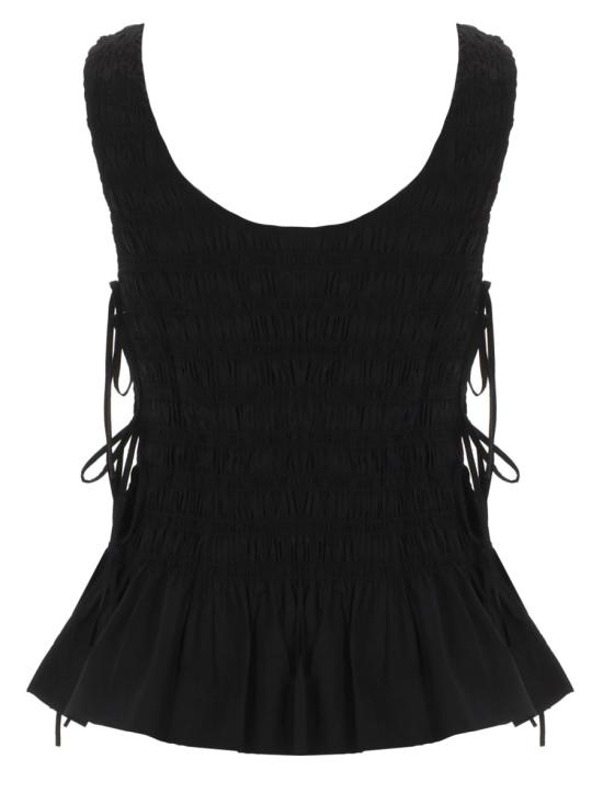 26SS 가니 민소매 티셔츠 W0565 099 BLACK - GANNI