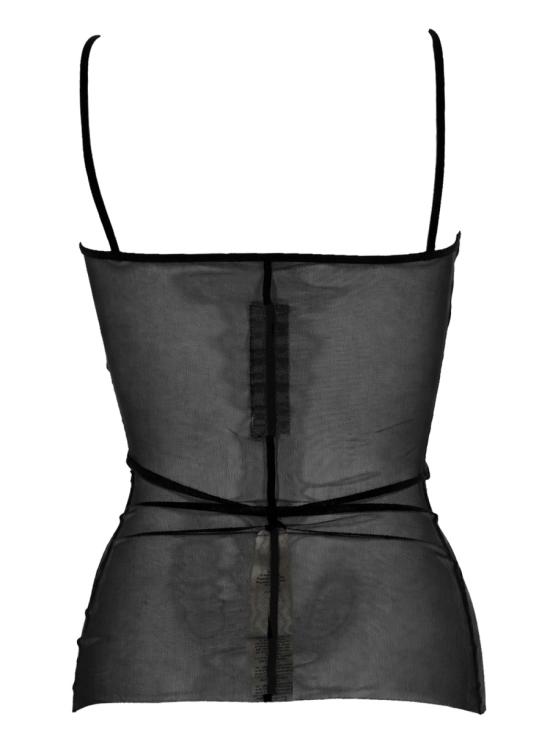 26SS 릭 오웬스 민소매 티셔츠 RO01F6156 TUSRJA09 BLACK - RICK OWENS