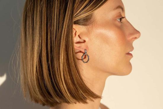  Milk & Rose 이어링 밀크 앤 로즈 베이비 대나무 귀걸이 - OTHER BRANDS