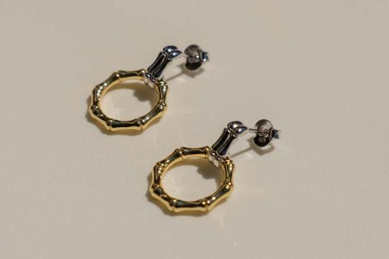  Milk & Rose 이어링 밀크 앤 로즈 베이비 대나무 귀걸이 - OTHER BRANDS