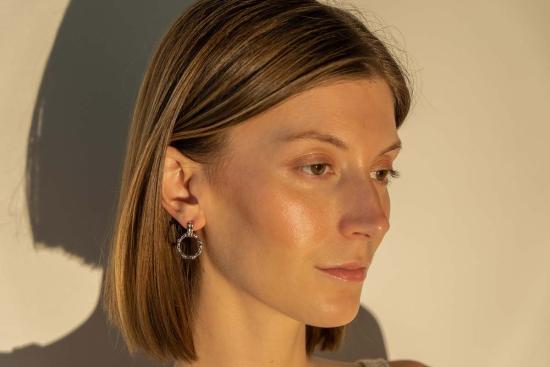  Milk & Rose 이어링 밀크 앤 로즈 베이비 대나무 귀걸이