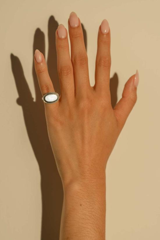  Milk & Rose 반지 마이스토어 블랙 에나멜 새끼손가락 - OTHER BRANDS