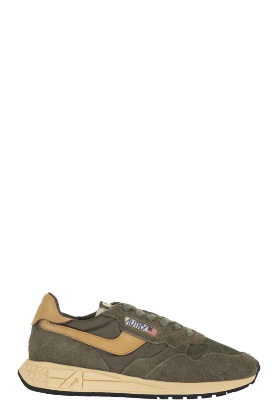 26SS 오트리 릴윈드 로우 나일론 스웨이드 스니커즈 WWLM UT44 KHAKI DOM