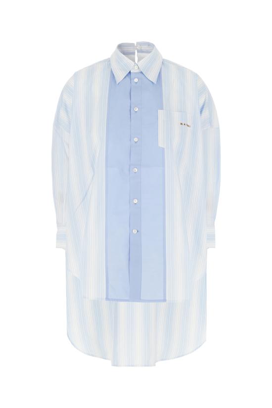 26SS 마르니 셔츠 CAMA0567QSUTC630 STB21 LIGHT BLUE