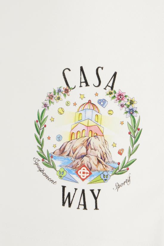 26SS 카사블랑카 숏팬츠 MSS26JTR00301 WHITE - CASABLANCA